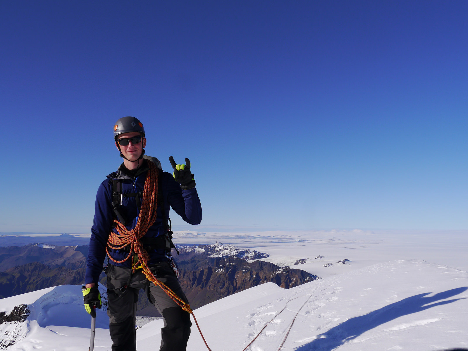 Alfred on the summit